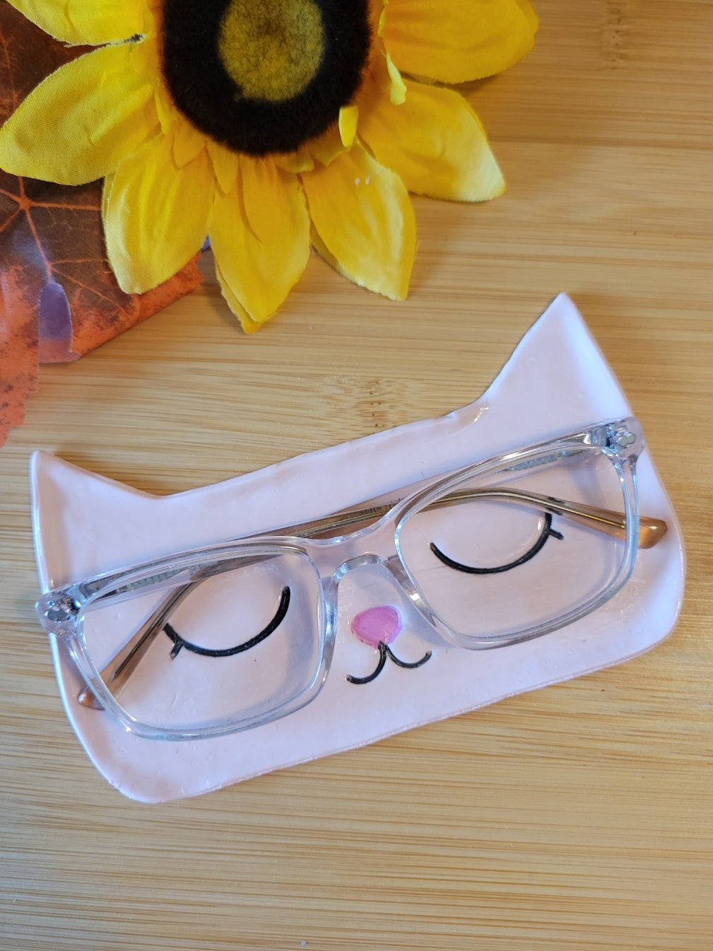 Catnap Catcher - Pink Country Craft Barn Eye Glasses Tray (GT-104)