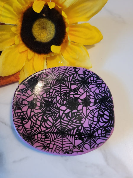 Creepy Chic Catch-All Trinket Keeper - Purple Country Craft Barn Trinket Dish (#102TD)