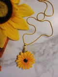 🌻 Field of Joy - Yellow Country Craft Barn Necklace (NL-658)