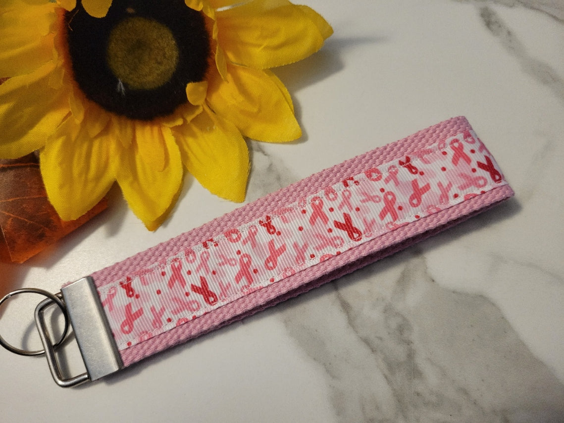 Breast Cancer Awareness - Pink Country Craft Barn Key Chain (KC-112)