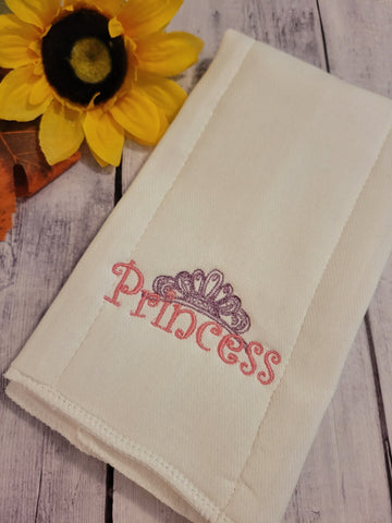 Royal Snuggles - Pink/Purple Country Craft Barn Cloth Diaper Burp Cloth (BR-106)