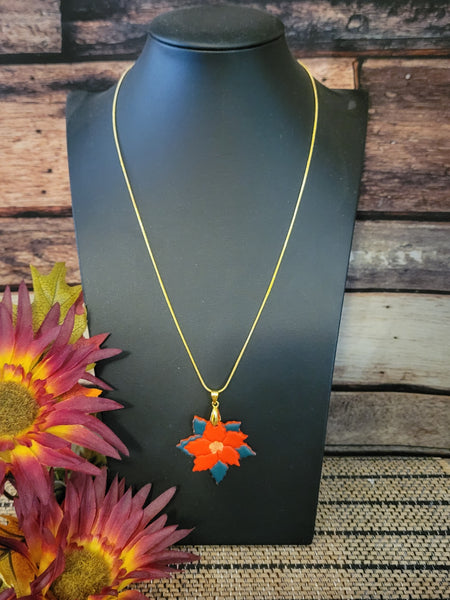 Petal Pop - Red Country Craft Barn Necklace (NL-660)