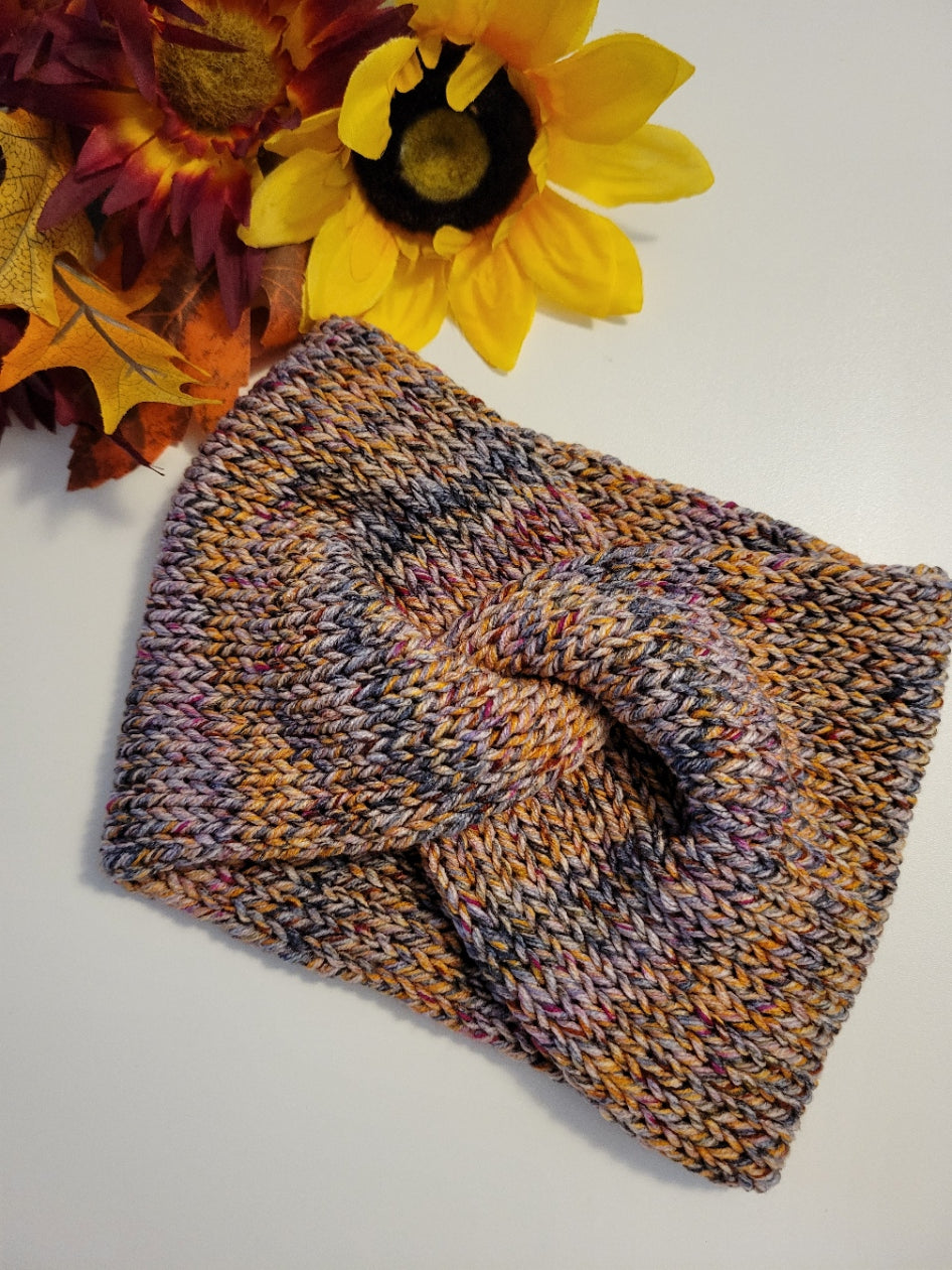 Cross Knit Headband - Daybreak Country Craft Barn Ear Warmer (KB-928)