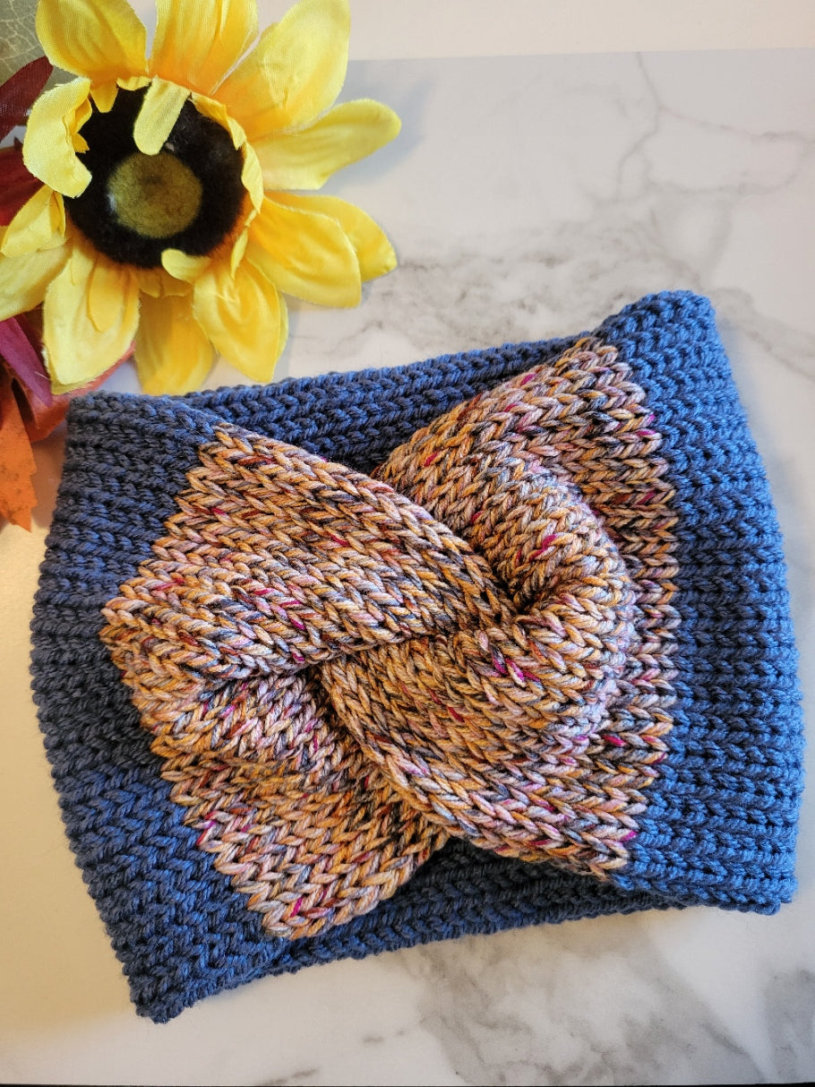 Twist Knot Headband/Ear Warmer - Daybreak/Blue Country Craft Barn (HB-925)