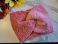 Cross Knit Headband - Beet Red Country Craft Barn (HB-915)