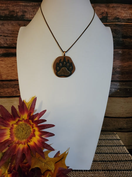Guardian of the Wild - Black/Brown Country Craft Barn Necklace (NL-662)