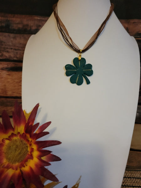 Whispers of Fortune - Green Country Craft Barn Necklace (NL-663)