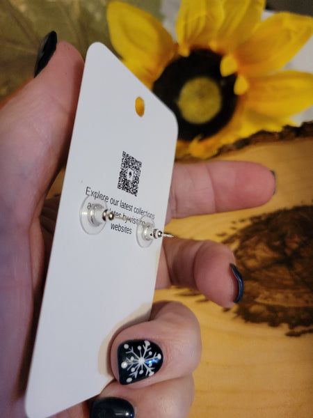 Love Pop - Red/Black Country Craft Barn Earrings (E-444)