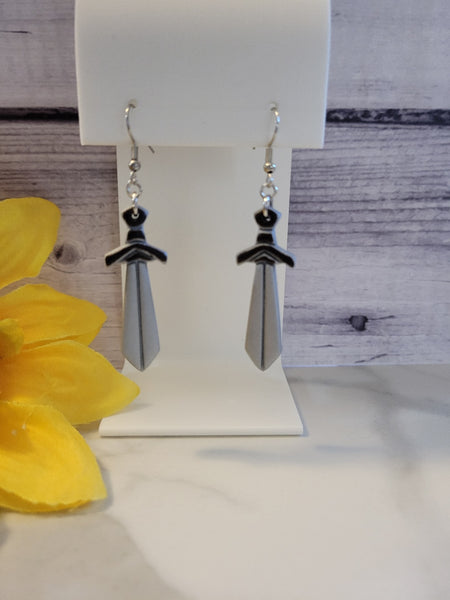 Knightshade - Silver Country Craft Barn Earrings (E-441)