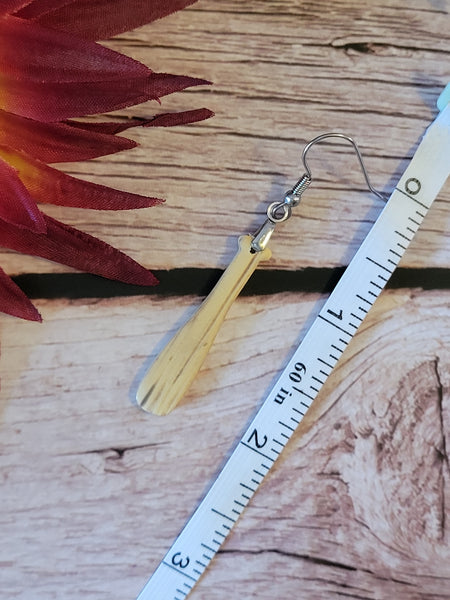 Sandlot Swing -  Brown Country Craft Barn Earrings (E-463)