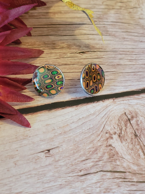 Colorblock Carnival -  Multi Country Craft Barn Earrings (E-466)