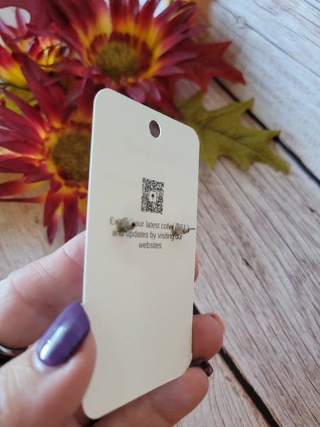 Dugout Mitt - Brown Country Craft Barn Earrings (E-071)
