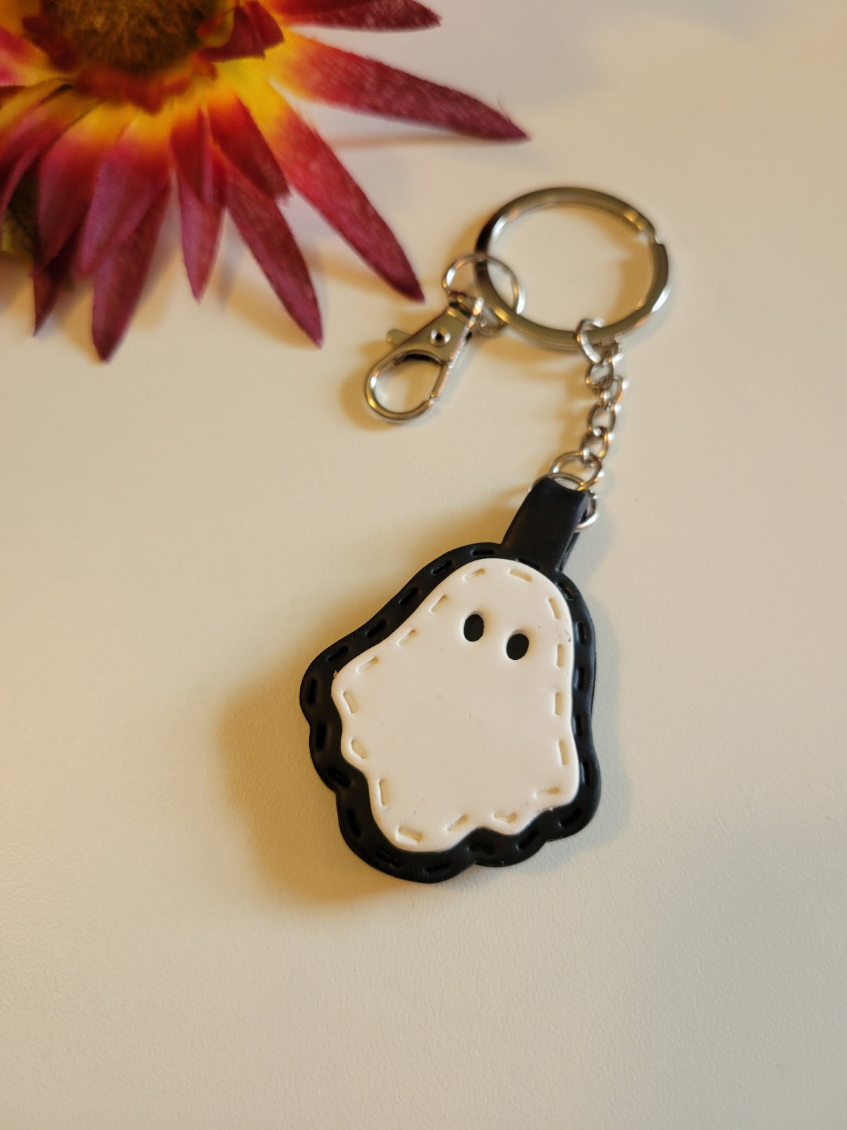 Ghost - Black Country Craft Barn Handbag/Key Chain Charm (PC-007)
