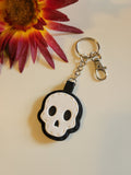 Skull - Black Country Craft Barn Handbag/Key Chain Charm (PC-012)