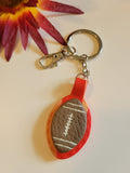 Team Inspired Football - Yellow/Red Country Craft Barn Handbag/Key Chain Charm (PC-016)