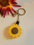 Sunflower- Yellow Country Craft Barn Handbag/Key Chain Charm (PC-015)