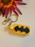 Bat Logo - Yellow Country Craft Barn Handbag/Key Chain Charm (PC-014)