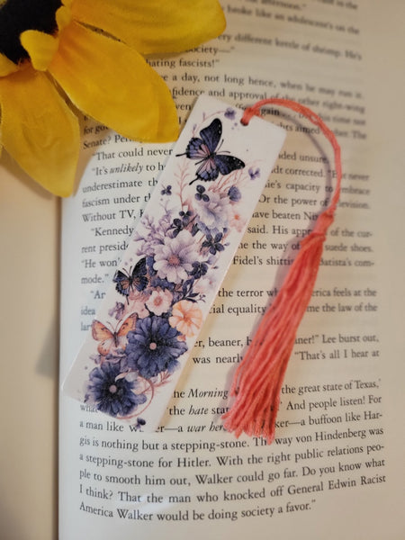Floral Flight - Multi Country Craft Barn Bookmark (BM-003)