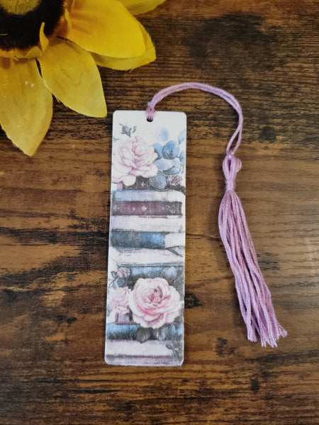 Vintage Rose Library - Multi Country Craft Barn Bookmark (BM-004)