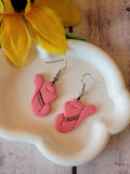 Cowgirl Sparkle - Pink Country Craft Barn Earrings (E-481)