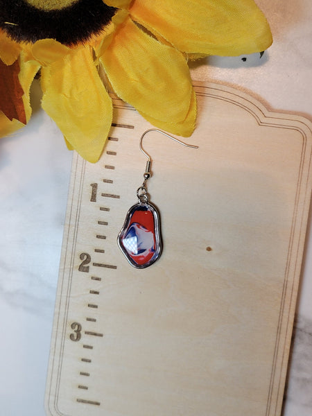 Americana Marble - Multi Country Craft Barn Earrings (E-490)