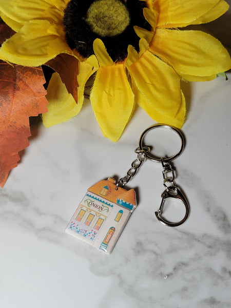 Nostalgic Houses of Spice - Country Craft Barn Key Chains/Handbag Charms (PC-017)