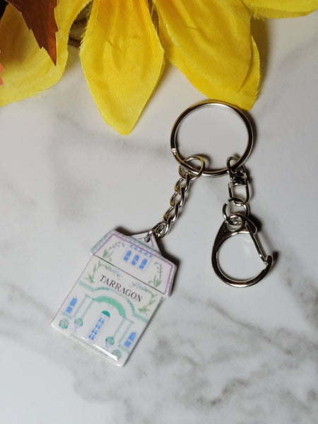 Nostalgic Houses of Spice - Country Craft Barn Key Chains/Handbag Charms (PC-017)