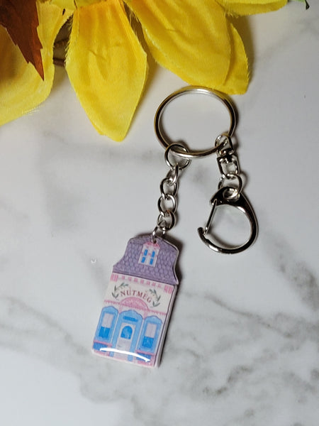 Nostalgic Houses of Spice - Country Craft Barn Key Chains/Handbag Charms (PC-017)