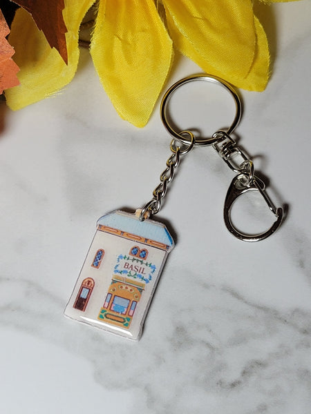 Nostalgic Houses of Spice - Country Craft Barn Key Chains/Handbag Charms (PC-017)