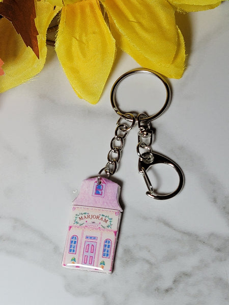 Nostalgic Houses of Spice - Country Craft Barn Key Chains/Handbag Charms (PC-017)