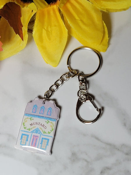 Nostalgic Houses of Spice - Country Craft Barn Key Chains/Handbag Charms (PC-017)