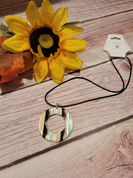 Coastal Stripe - Multi Country Craft Barn Necklace (NL-002)