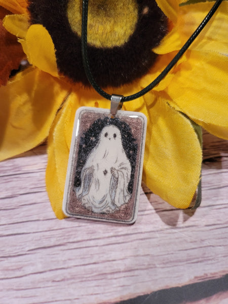Haunted Grace - Black Craft Barn Necklace (NL-006)