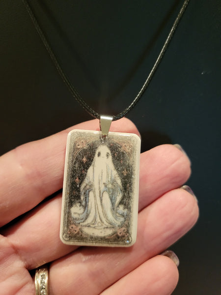 Haunted Grace - Black Craft Barn Necklace (NL-006)