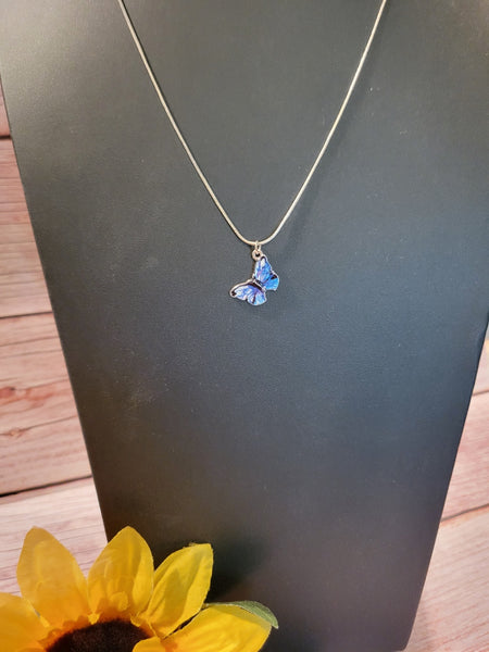 Azure Flight - Blue Craft Barn Necklace (NL-007)