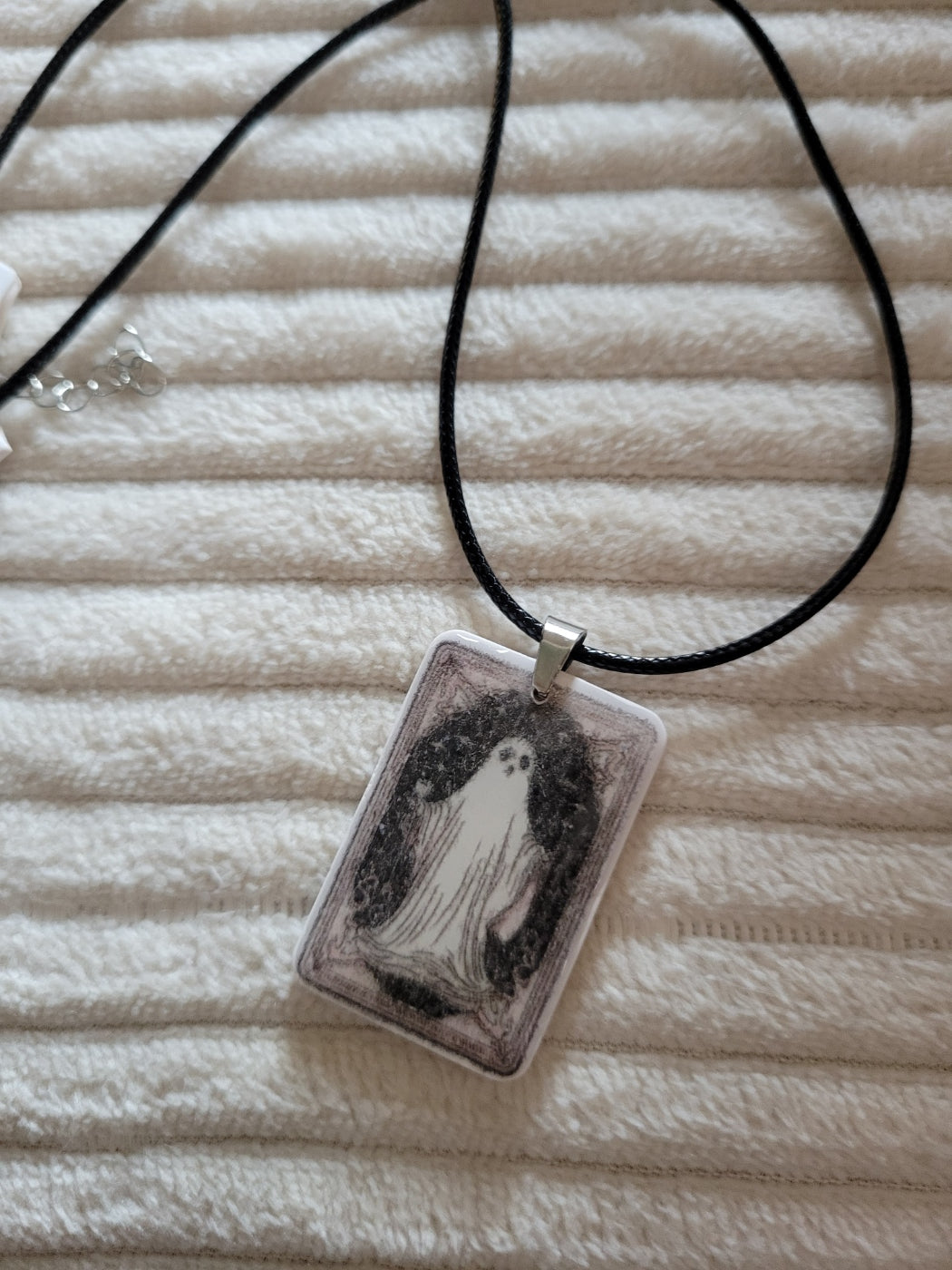 Haunted Grace - Black Craft Barn Necklace (NL-006)