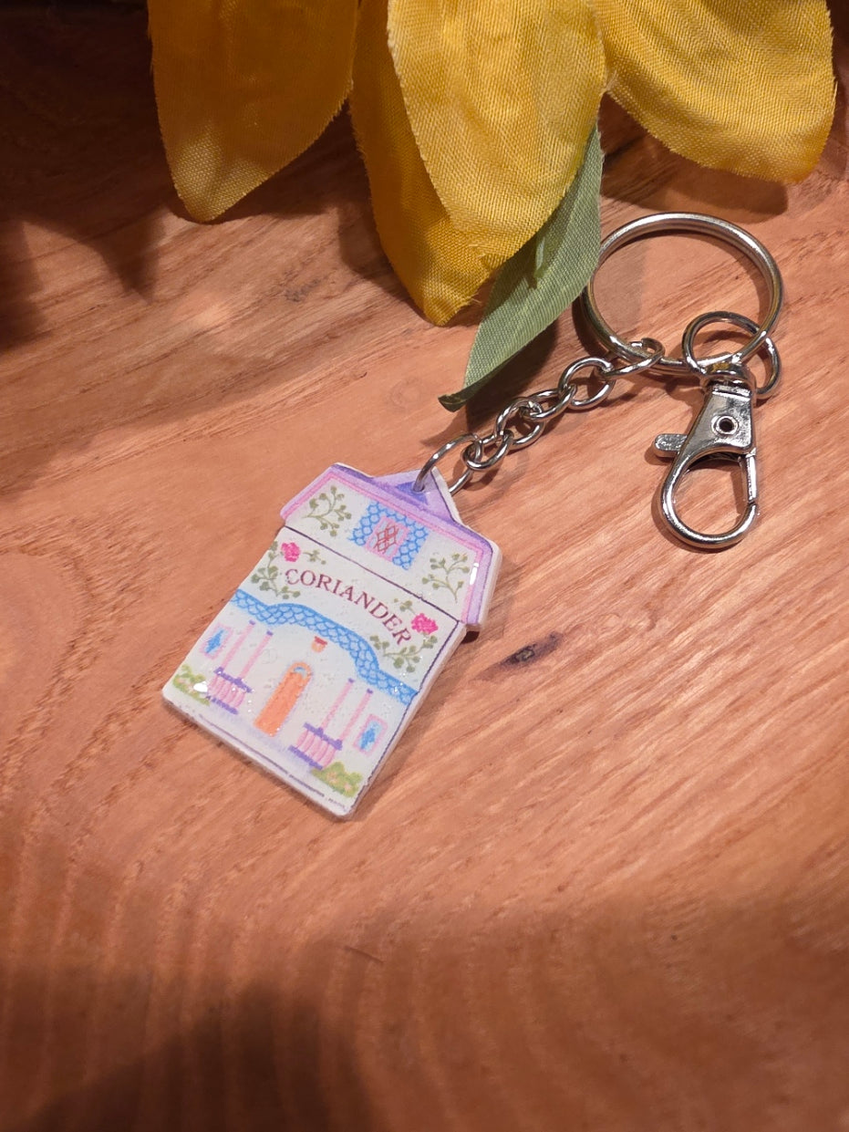 Nostalgic Houses of Spice - Country Craft Barn Key Chains/Handbag Charms (PC-017)
