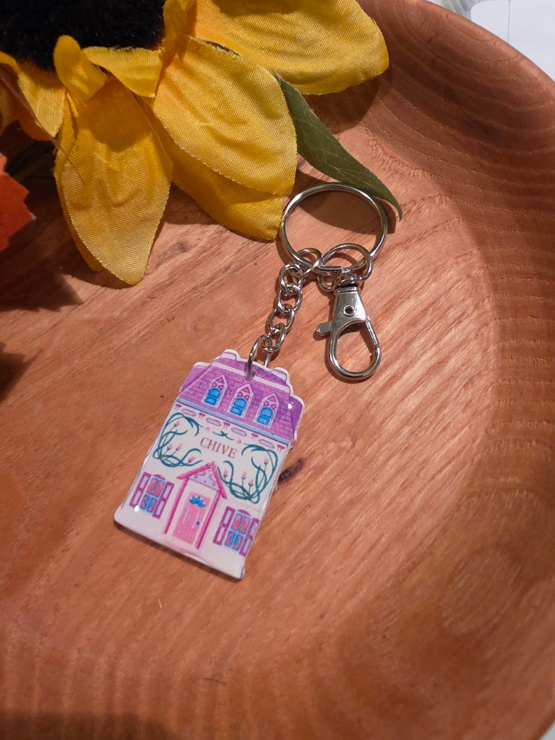 Nostalgic Houses of Spice - Country Craft Barn Key Chains/Handbag Charms (PC-017)
