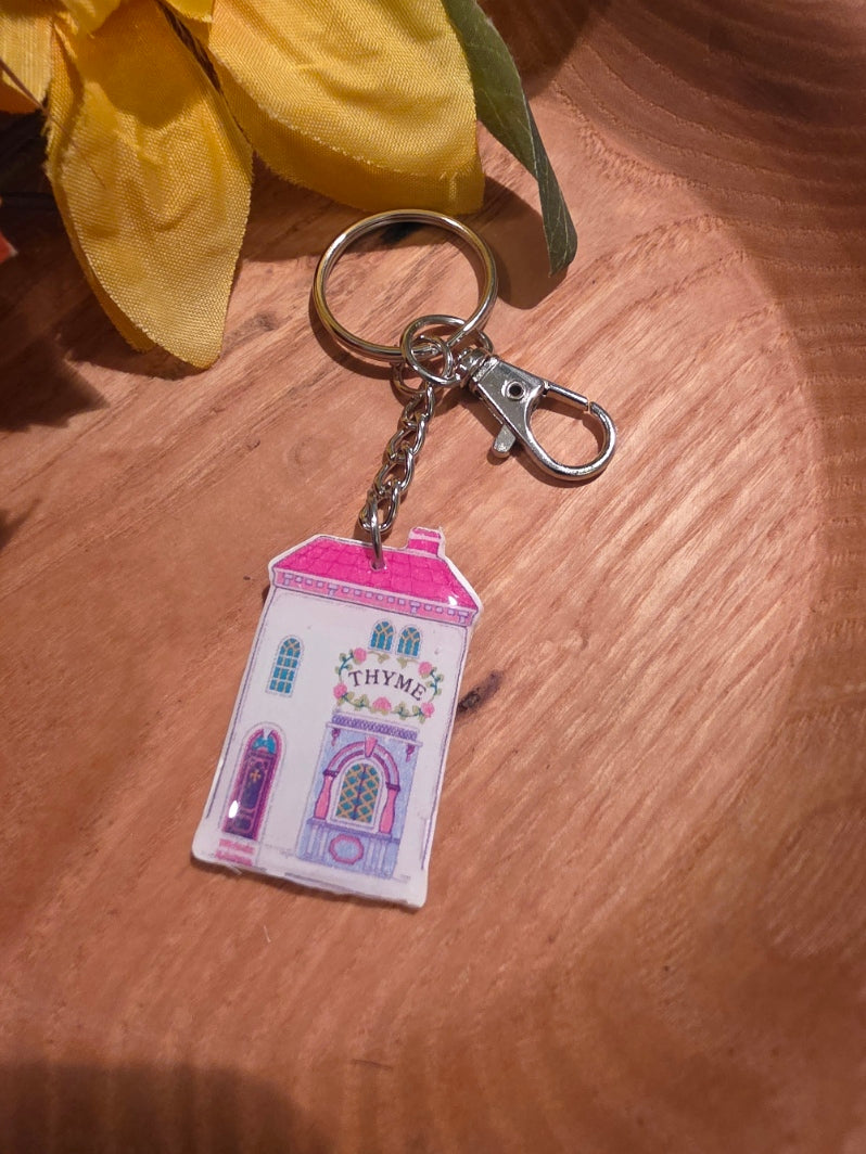 Nostalgic Houses of Spice - Country Craft Barn Key Chains/Handbag Charms (PC-017)