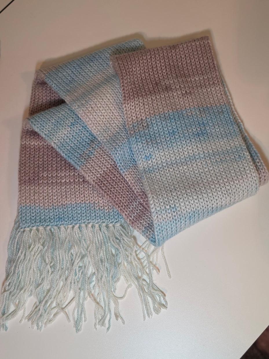 Beachy - Multi Country Craft Barn Fringe Scarf (KS-1025)