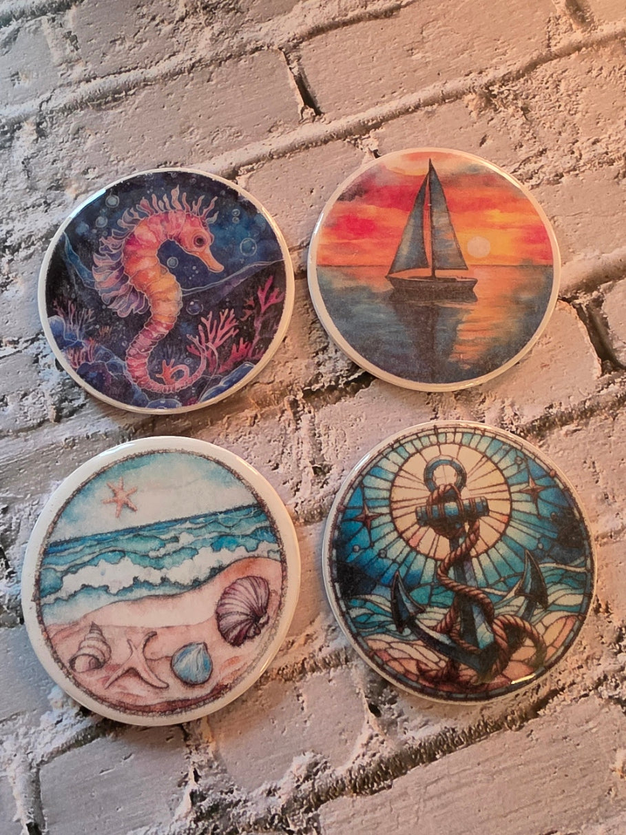 Seaside Stories Collection - Country Craft Barn Magnets (MG-002)