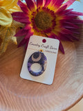Mardi Gras Flair - Purple Eyeglass Holder Pin (EP-007)