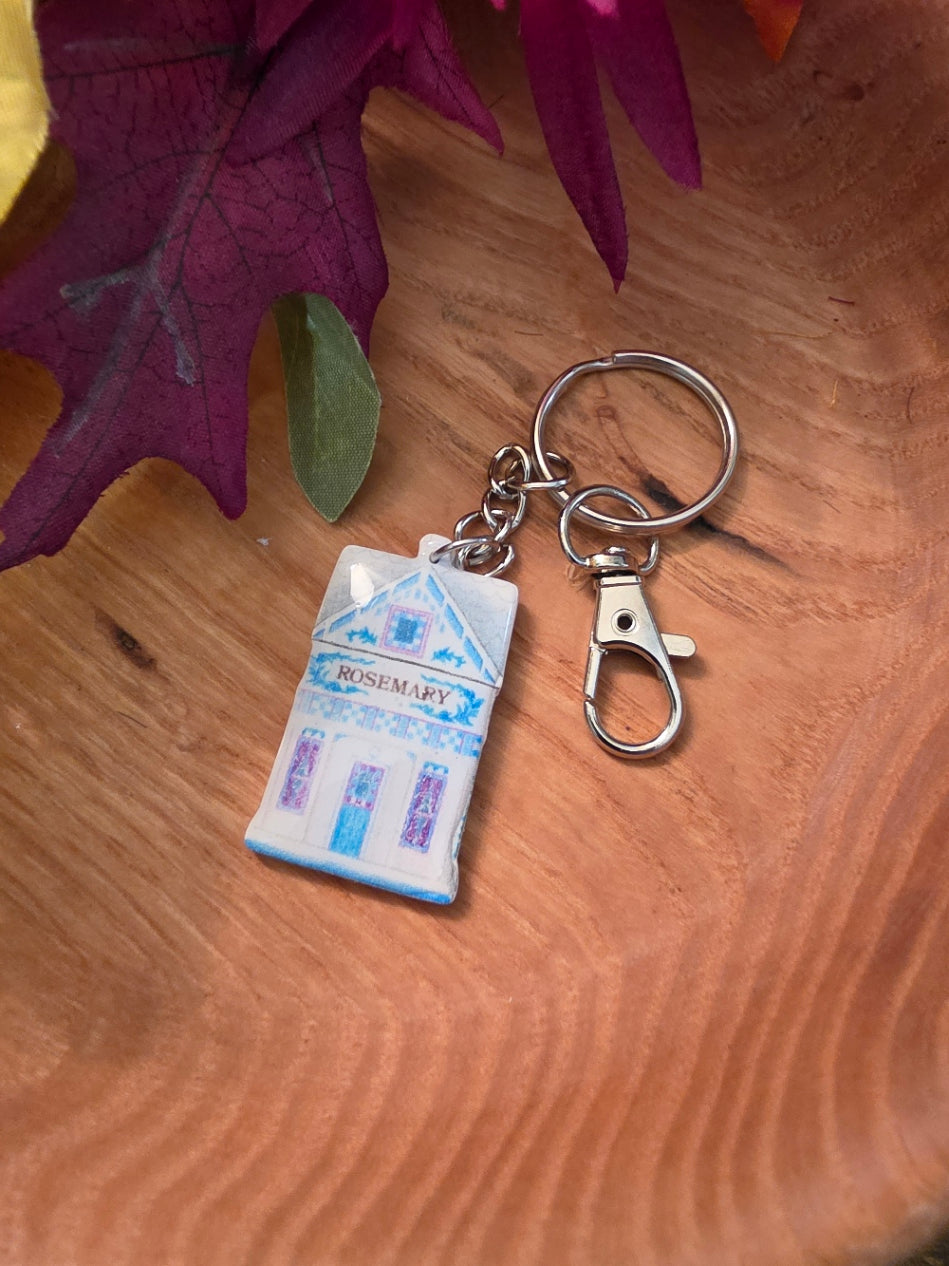 Nostalgic Houses of Spice - Country Craft Barn Key Chains/Handbag Charms (PC-017)