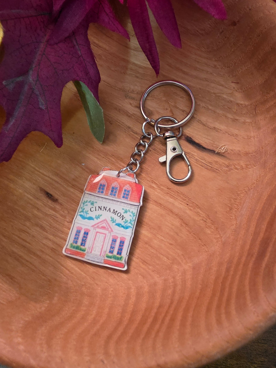 Nostalgic Houses of Spice - Country Craft Barn Key Chains/Handbag Charms (PC-017)