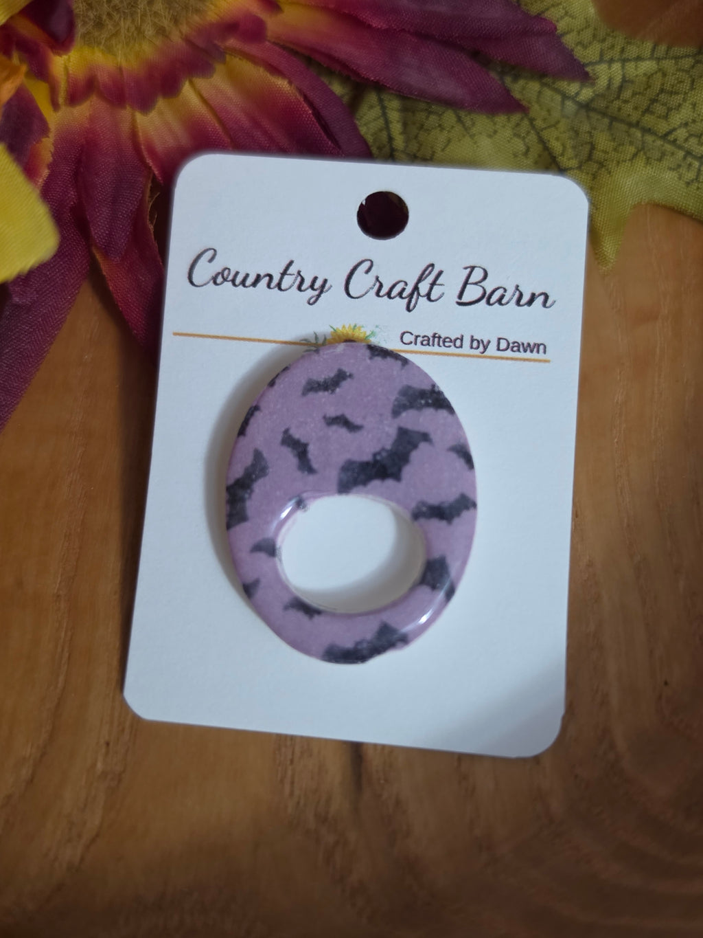 🦇 Going Batty - Purple - Eyeglass Holder Pin (GP-013)