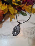 🕸️ Silken Shadows - Black Country Craft Barn Necklace (NL-670)