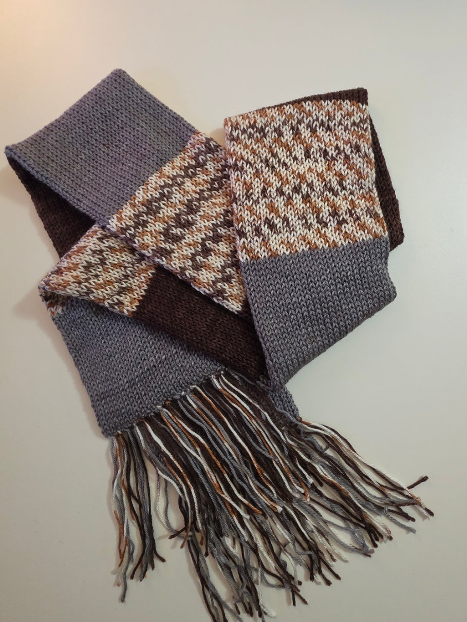 Sienna - Multi Country Craft Barn Finge Scarf (KS-1048)