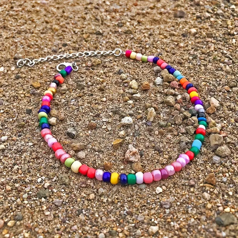 Hippy Vibe - Multi Country Craft Barn Anklet (#4001)