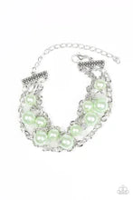 Manhattan Musical - Green Bracelet - Paparazzi Accessories  (PZ-5365)