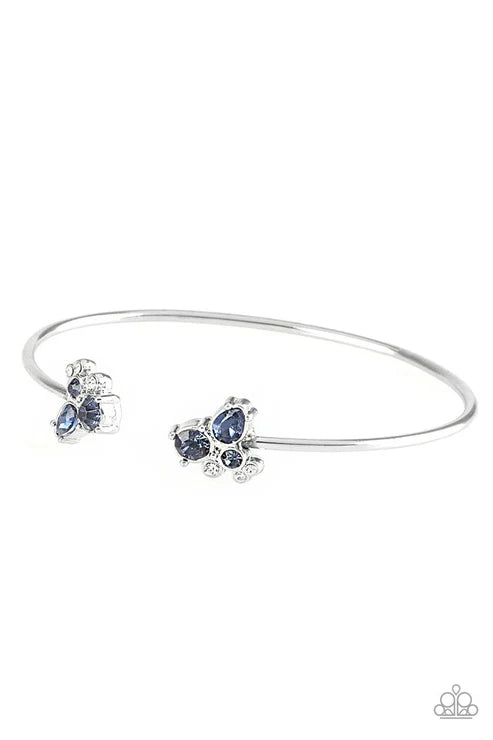 Going For Glitter - Blue Paparazzi Bracelet (PZ-3830)